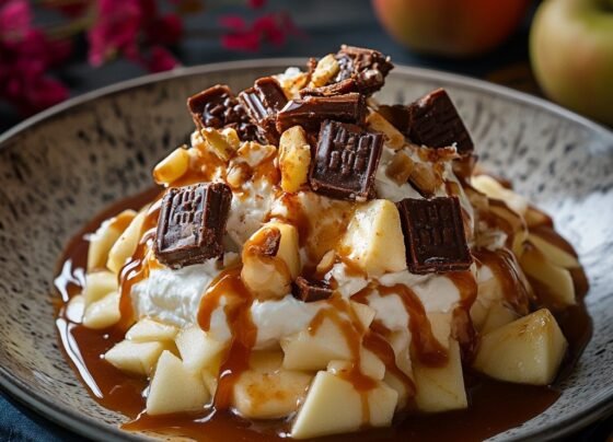 Candy Apple Delight Salad – A Sweet and Crunchy Treat prepared at home with simple ingredients and clear steps.