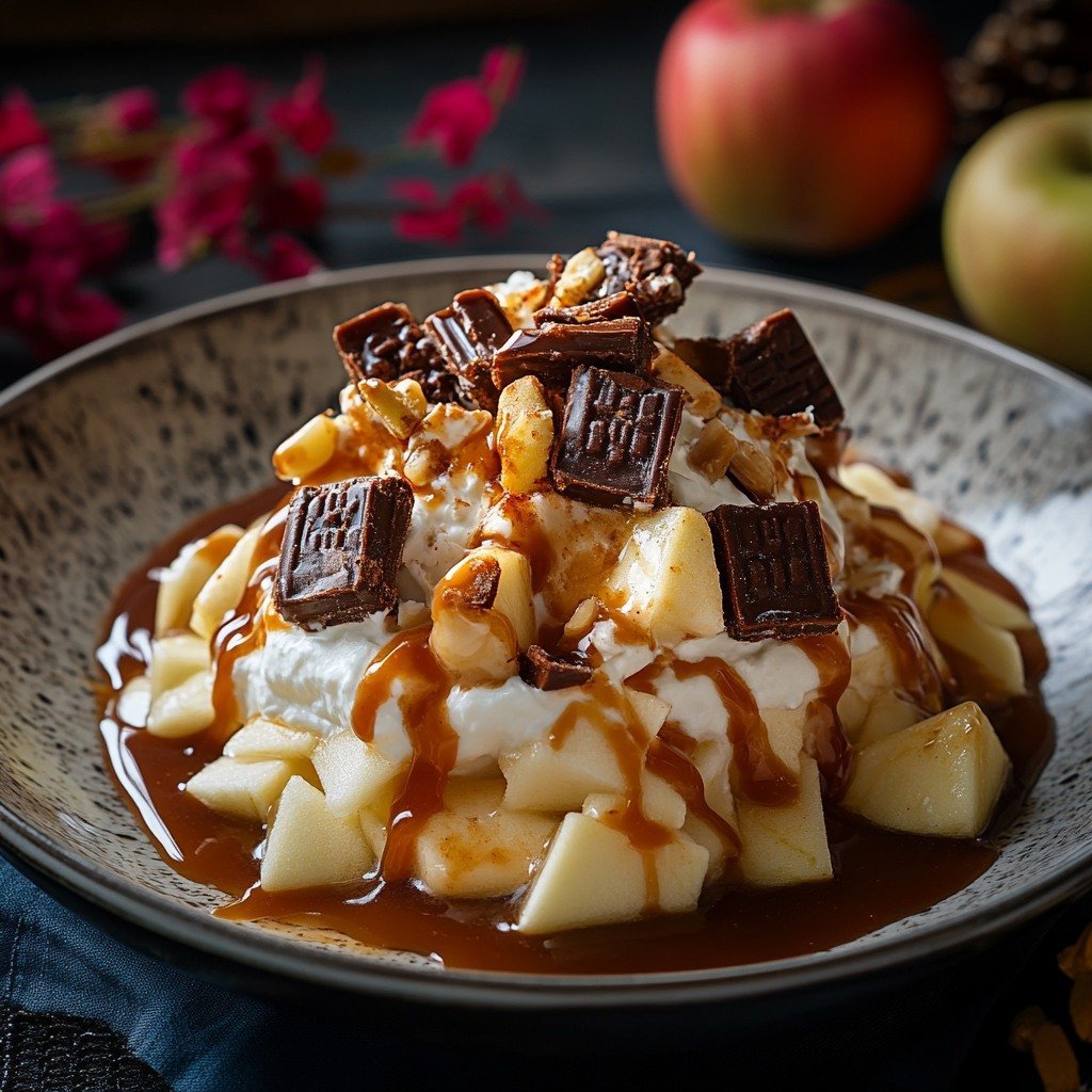 Candy Apple Delight Salad – A Sweet and Crunchy Treat