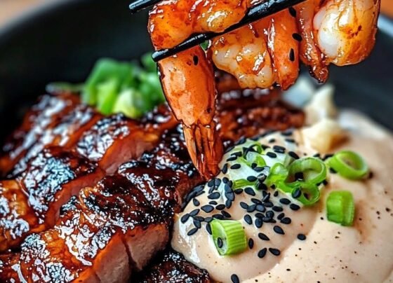 Sesame Ginger Shrimp Bowl with Spicy Ponzu Sauce Recipe prepared at home with simple ingredients and clear steps.