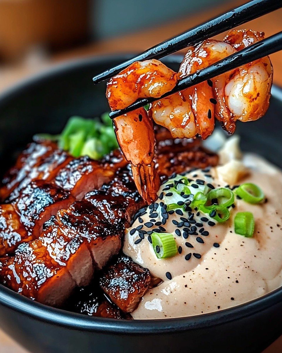 Sesame Ginger Shrimp Bowl with Spicy Ponzu Sauce Recipe