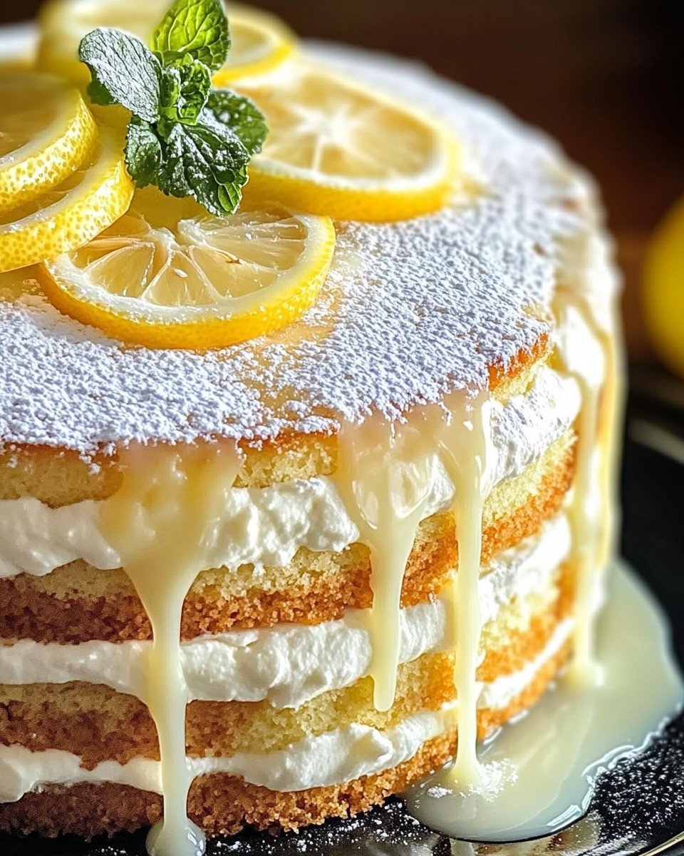 Limoncello Mascarpone Cake – A Citrus Delight!