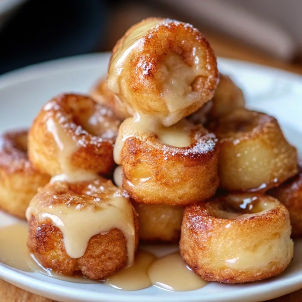 Cinnamon Roll French Toast Bites
