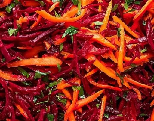Simple No-Cook Grated Beet & Carrot Salad prepared at home with simple ingredients and clear steps.