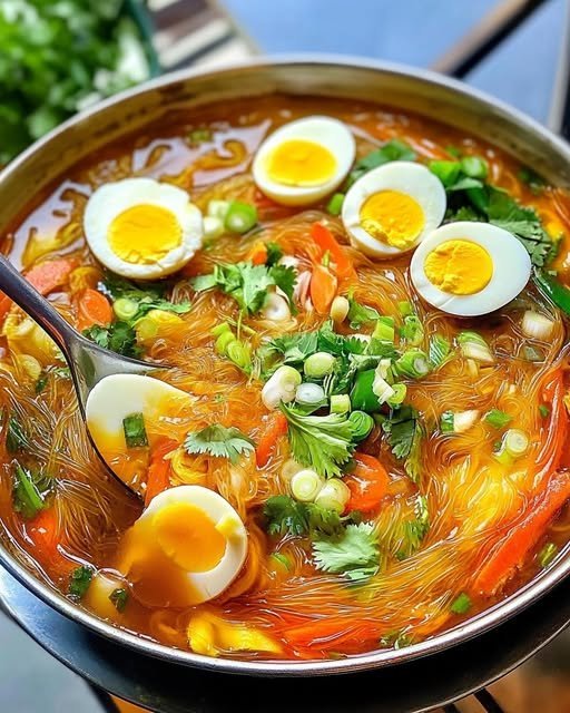 Sotanghon (Vermicelli Noodles) Soup