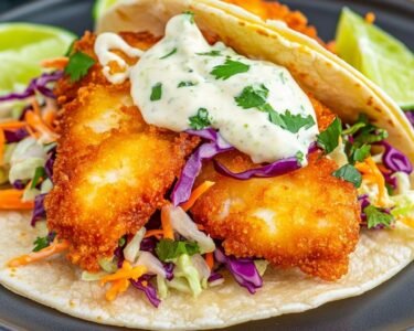 Crispy Fish Tacos with Lime Crema prepared at home with simple ingredients and clear steps.