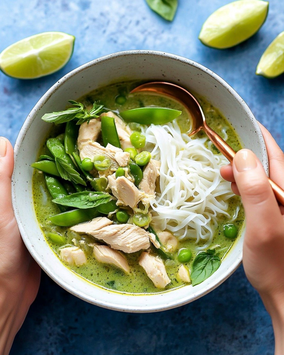 Thai Green Curry Chicken Soup