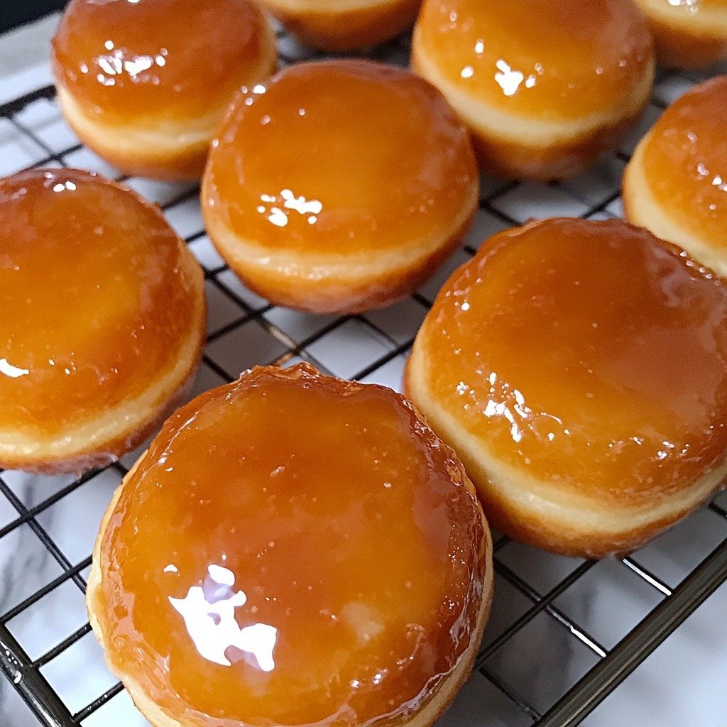 Crème Brûlée Doughnuts